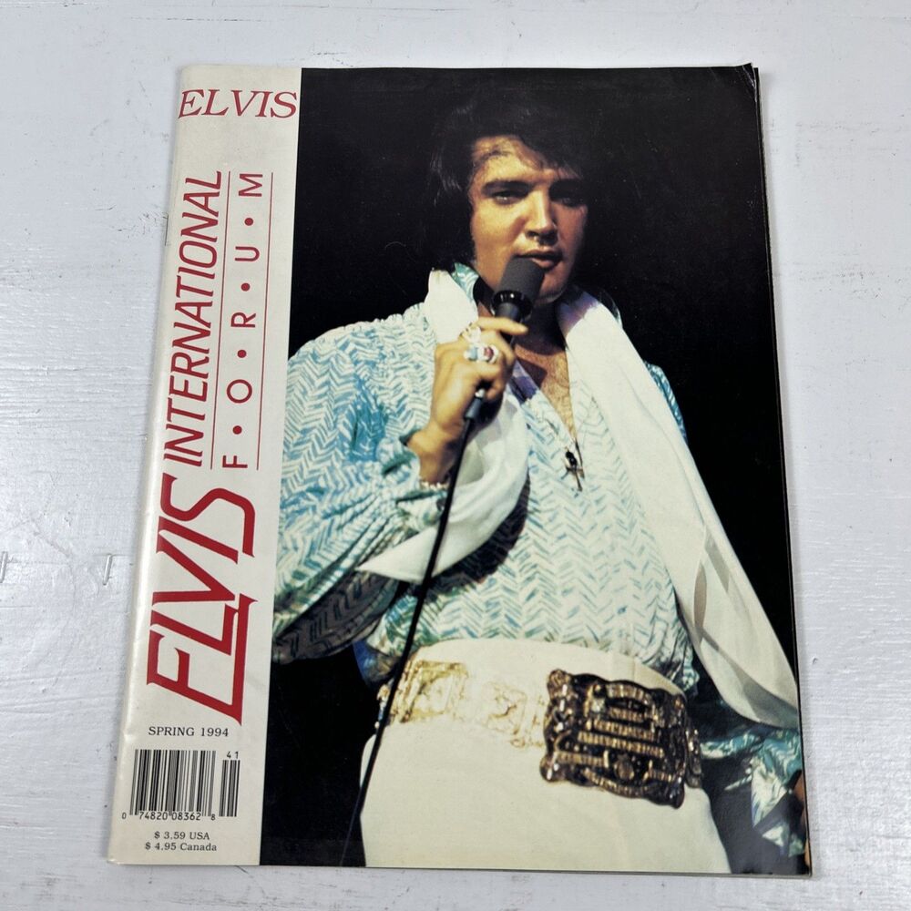 Elvis International Forum Magazine Spring 1994 Issue #41 Vintage Fan Publication